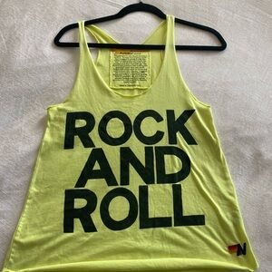 Aviator Nation Yellow Graphic Tank